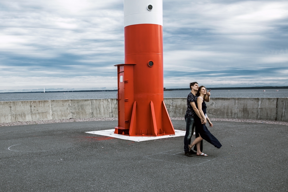 Света и Леша 
море