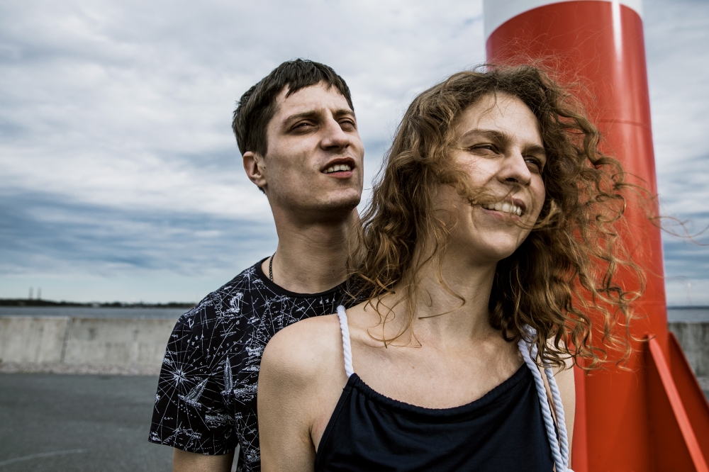 Света и Леша 
море