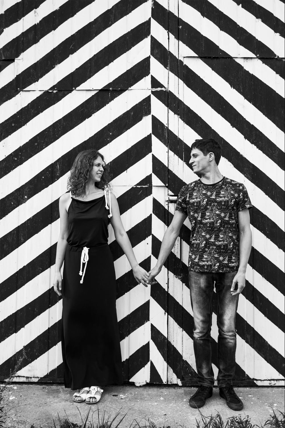 Света и Леша 
море