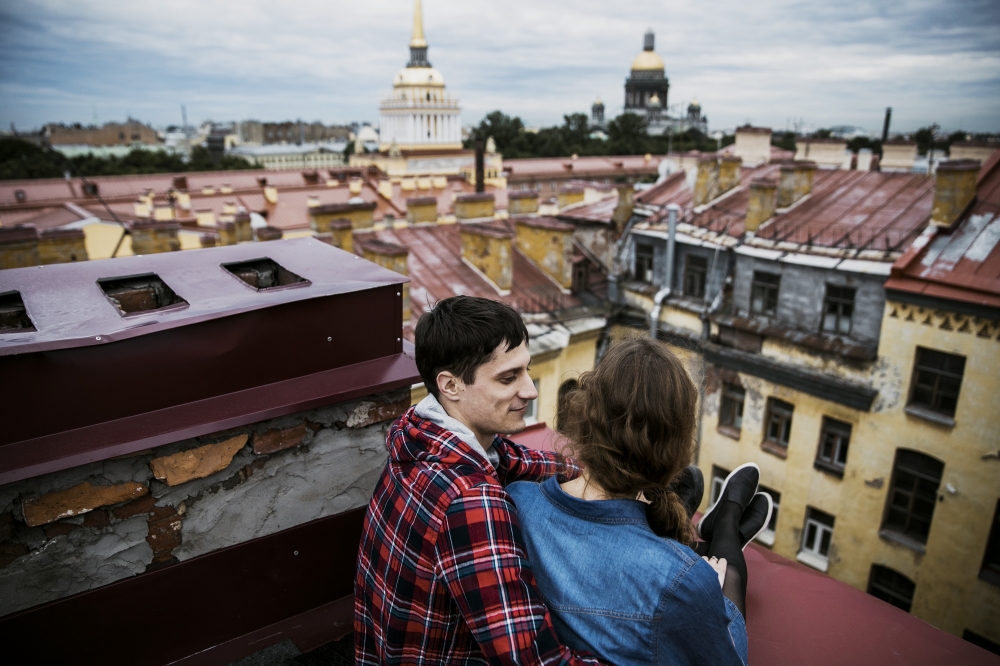 Света и Леша 
небо