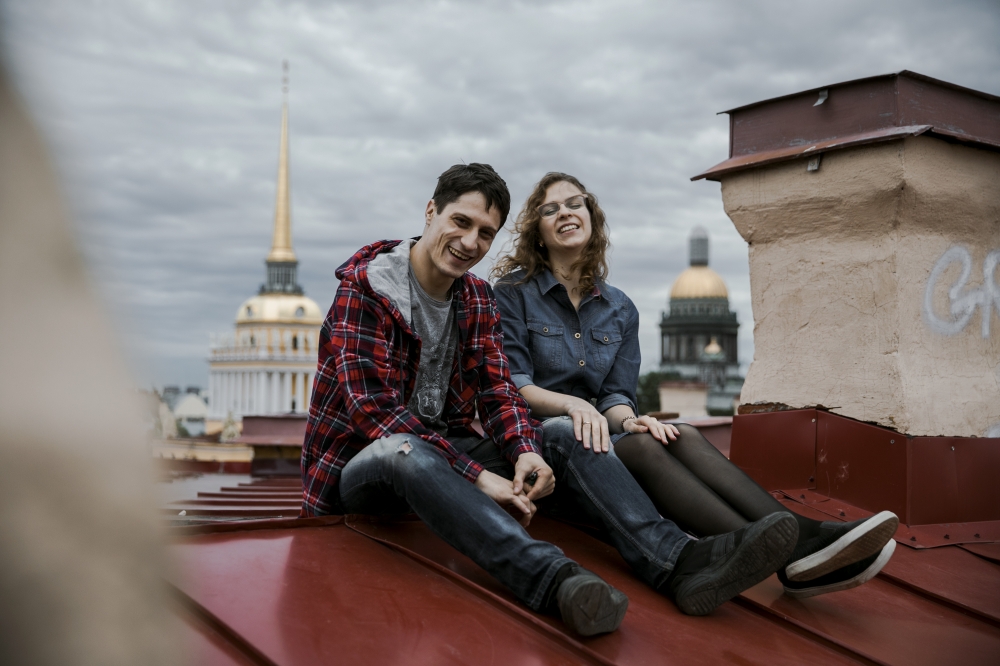 Света и Леша 
небо