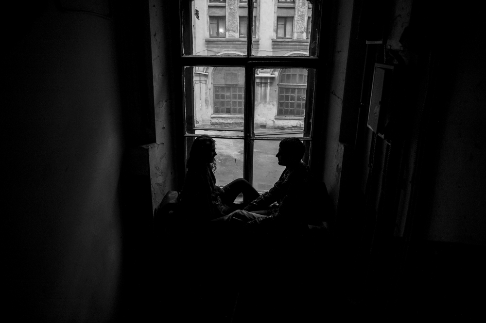 Света и Леша 
небо