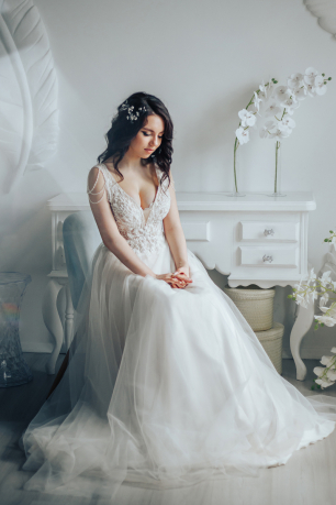 Портрет невесты в студии