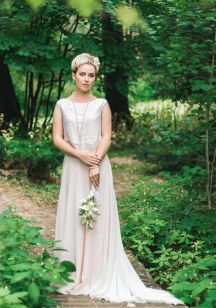 свадебное платье в стиле casual, платье ЛАНА ПОТАПОВА