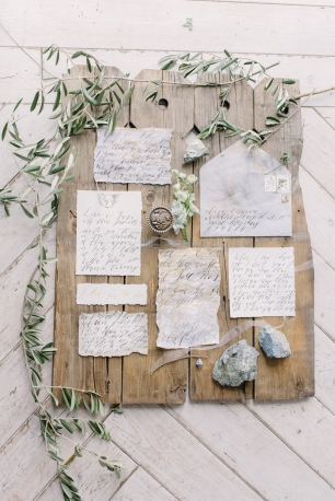 Свадебная каллиграфия в стиле файн-арт