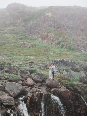 Свадебная съемка в живописных пейзажах севера