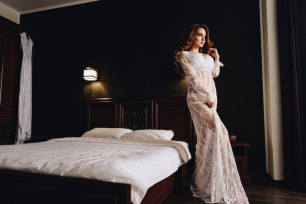 Будуарное платье