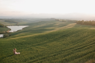 Свадебная прогулка по холмам Тосканы