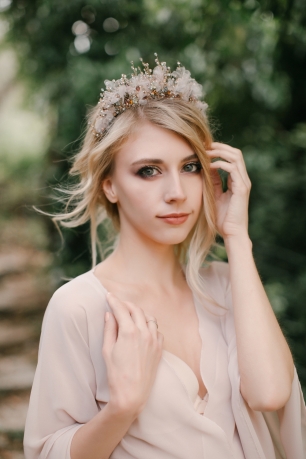 Утро невесты на природе