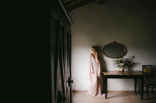 Утро невесты на вилле в Тоскане