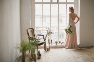 Утро невесты в стиле рустик