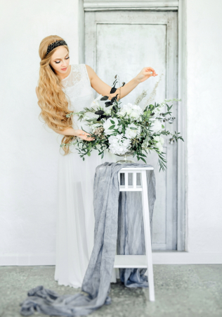 зимняя свадьба в сером цвете, фотограф ОЛЬГА ШУЛЬГА