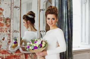 Причёска для невесты