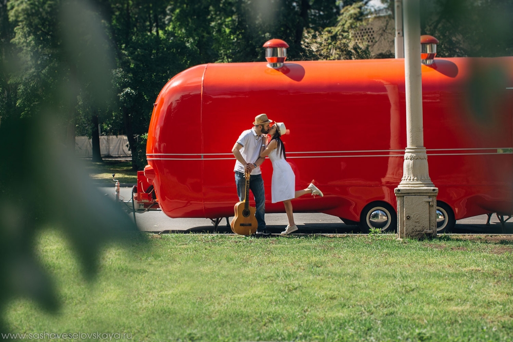 Фотосессия Love Story в парке