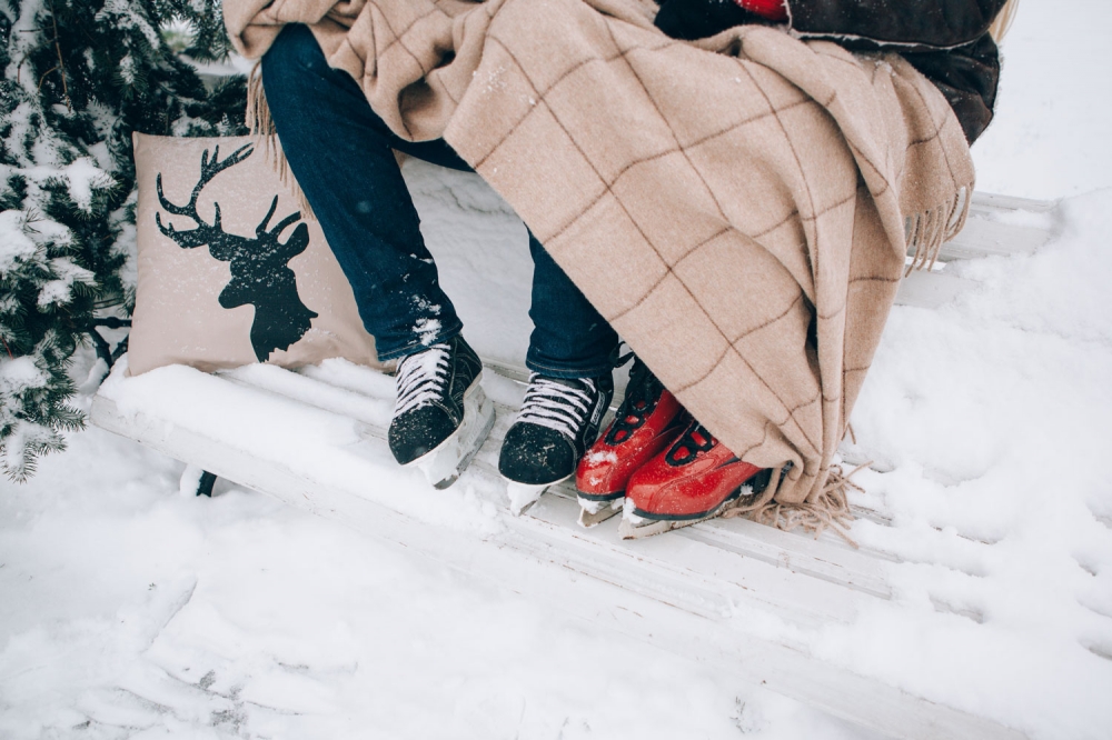 Фотосессия Love Story на катке