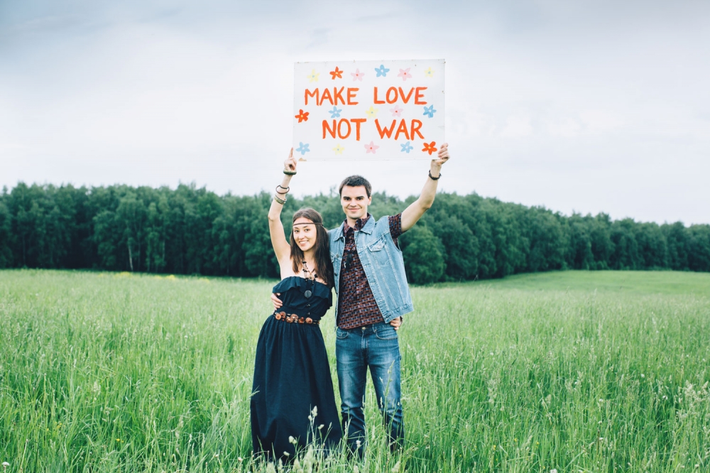 Фотосессия Love Story в стиле хиппи