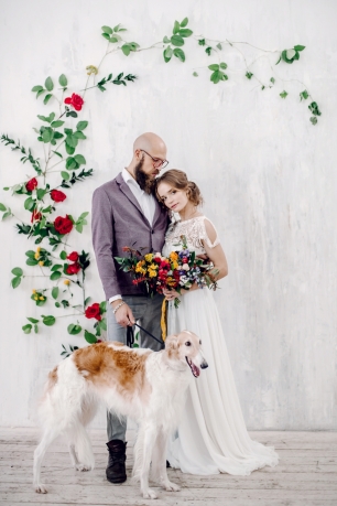 Свадебная фотосессия в студии