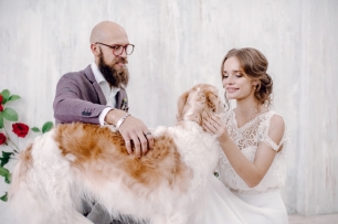 Свадебная фотосессия в студии