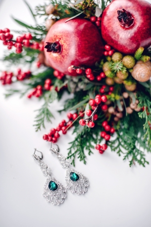 Яркий букет невесты