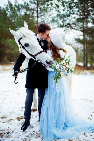 Зимняя прогулка с лошадками