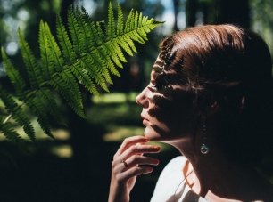 Оригинальный портрет невесты