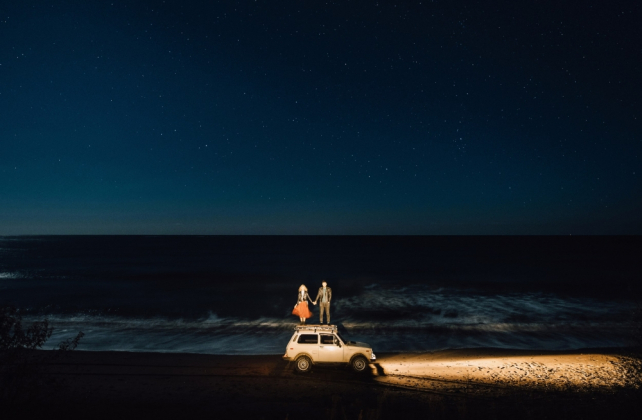 фотосессия love story с автомобилем, фотограф ВЛАДИМИР ЦАРЬКОВ