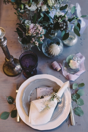 Оформление стола Lilac Grey