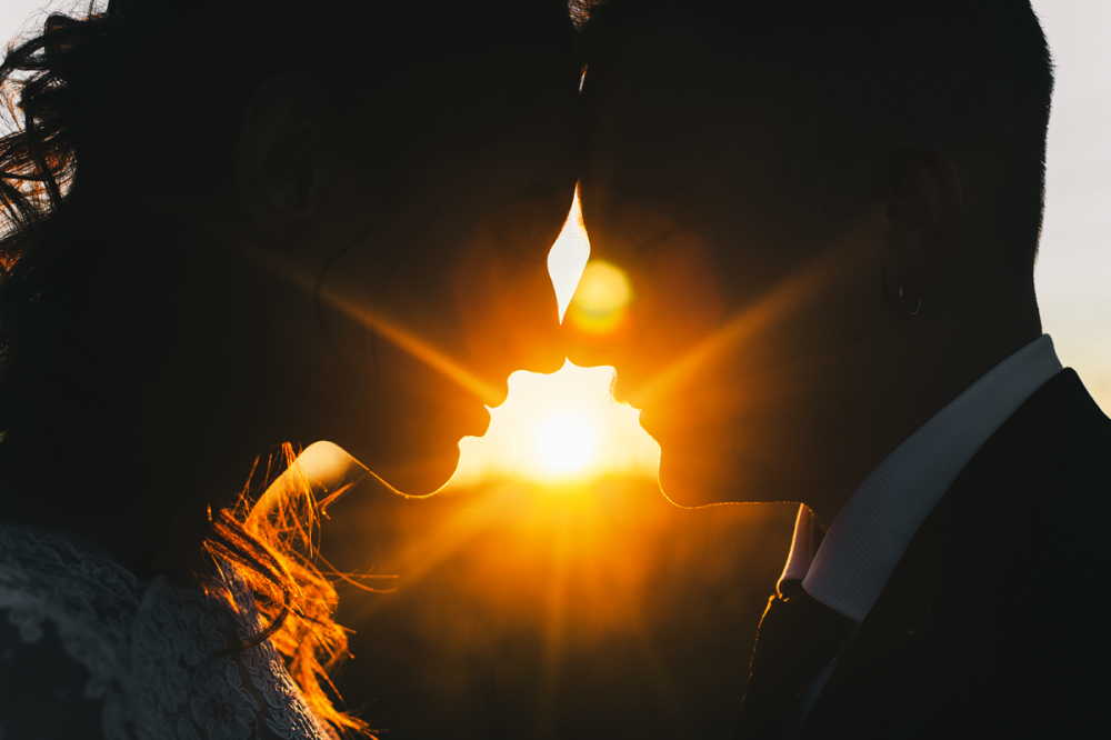 Золотой закат на свадьбе Гали и Жени