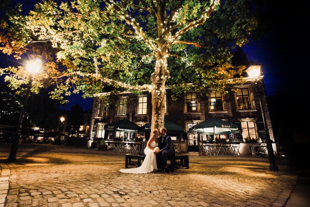 Ночная свадебная фотосессия в Голландии.