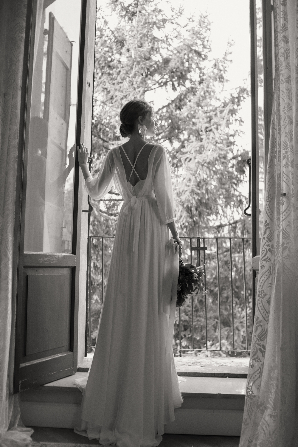 Нежная невеста на итальянской вилле под Вероной