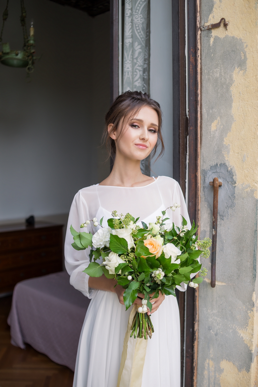 Нежная невеста на итальянской вилле под Вероной