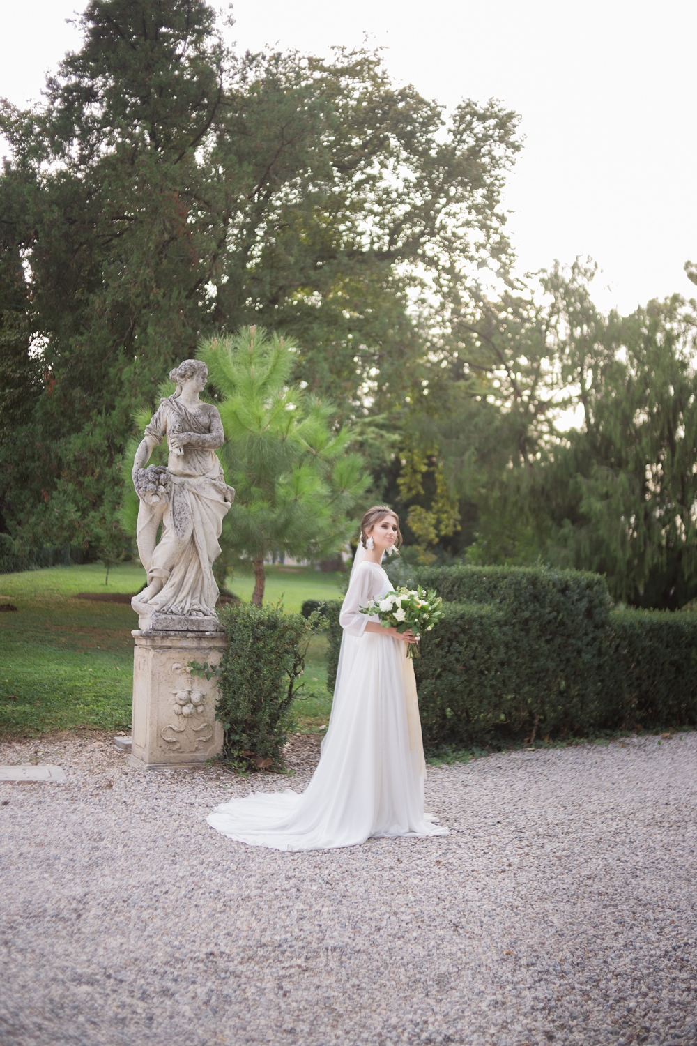 Нежная невеста на итальянской вилле под Вероной