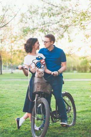 Love story с велосипедом