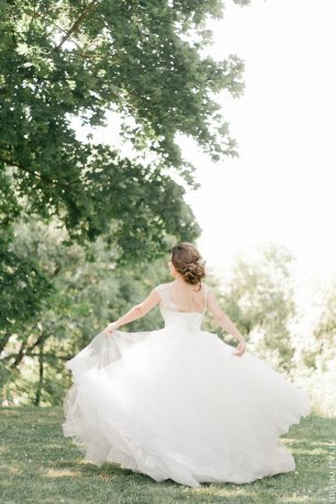 Пышное свадебное платье