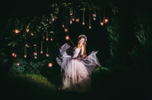 Вечерняя фотосессия на лесной опушке