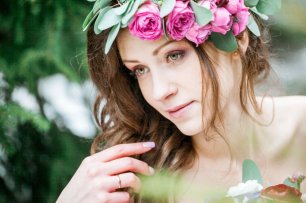 Макияж в цвете фуксия