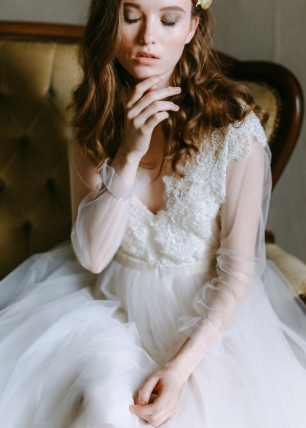 Будуарное платье