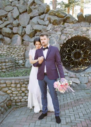 Свадьба в фиолетовых тонах