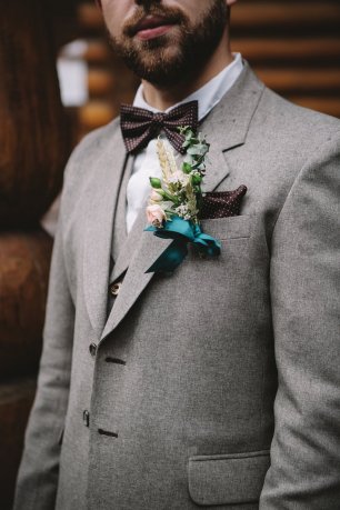 Образ жениха в стиле рустик