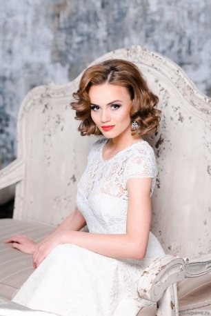 Голливудская волна элемент как свадебного образа