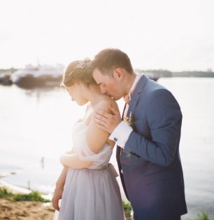 Свадебная фотосессия на закате