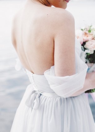 Воздушные рукава платья