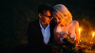 Ночная свадебная фотосесси