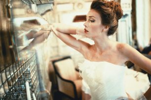 Невеста в винтажном образе