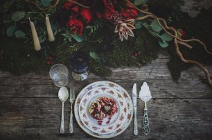 Сервировка свадебного стола