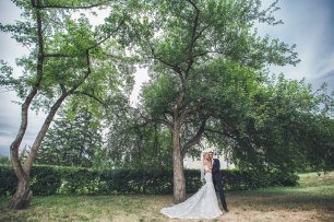 Фотосессия в зеленом парке