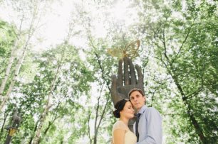 Нежная прогулка в лесу