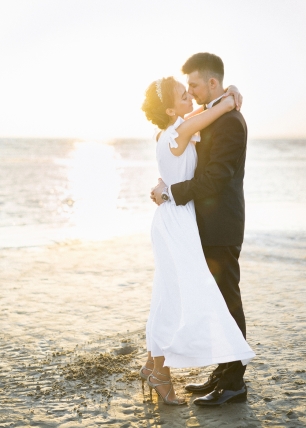 Свадебная прогулка на закате