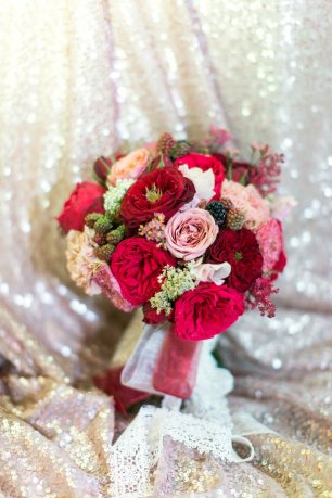 Зимний букет невесты
