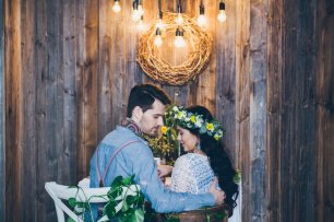 Романтичная фотосессия в стиле рустик